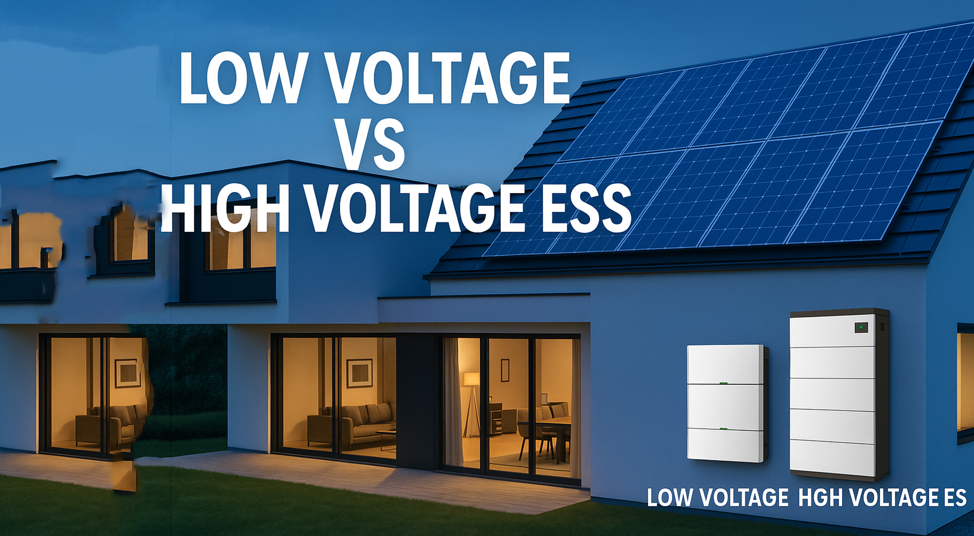 Low Voltage vs High Voltage ESS: Which One Fits Your Smart Home? 2 Low Voltage vs High Voltage ESS: Which One Fits Your Smart Home?