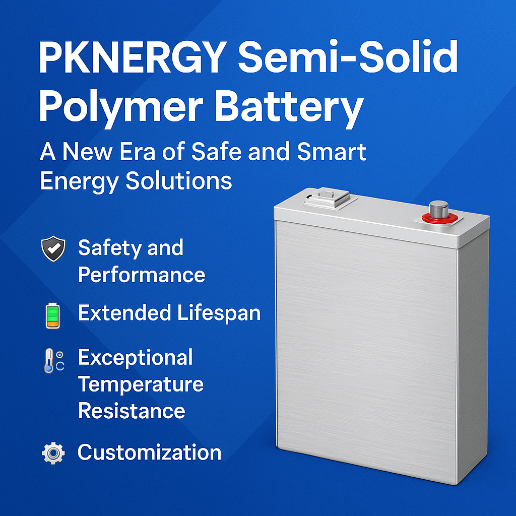PKNERGY Semi-Solid Polymer Battery: A New Era of Safe and Smart Energy Solutions 3 PKNERGY Semi-Solid Polymer Battery: A New Era of Safe and Smart Energy Solutions