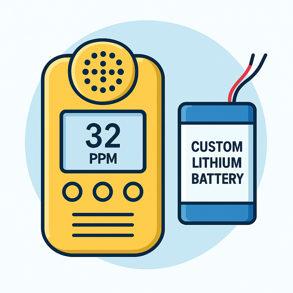 Custom Lithium Battery Packs for Portable Gas Detectors: Why OEMs Are Switching