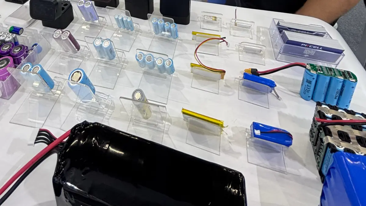 PKNERGY lithium battery product showcase featuring LiFePO4 battery products at the 140th Canton Fair 2026