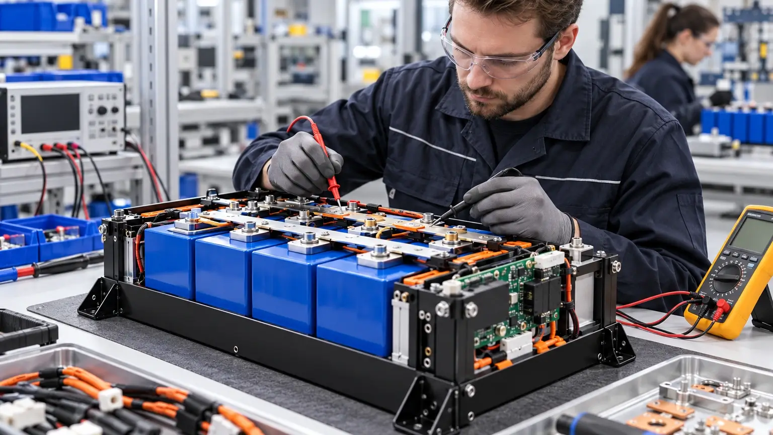 PKNERGY Prismatic LiFePO4 Battery Pack Assembly and Quality Inspection