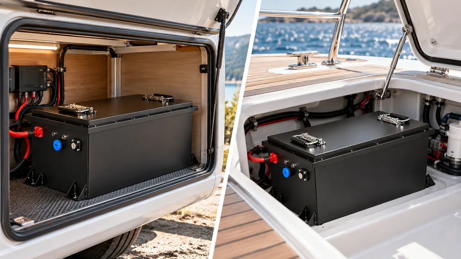 LiFePO4 RV House Battery and Marine Yacht Battery Applications