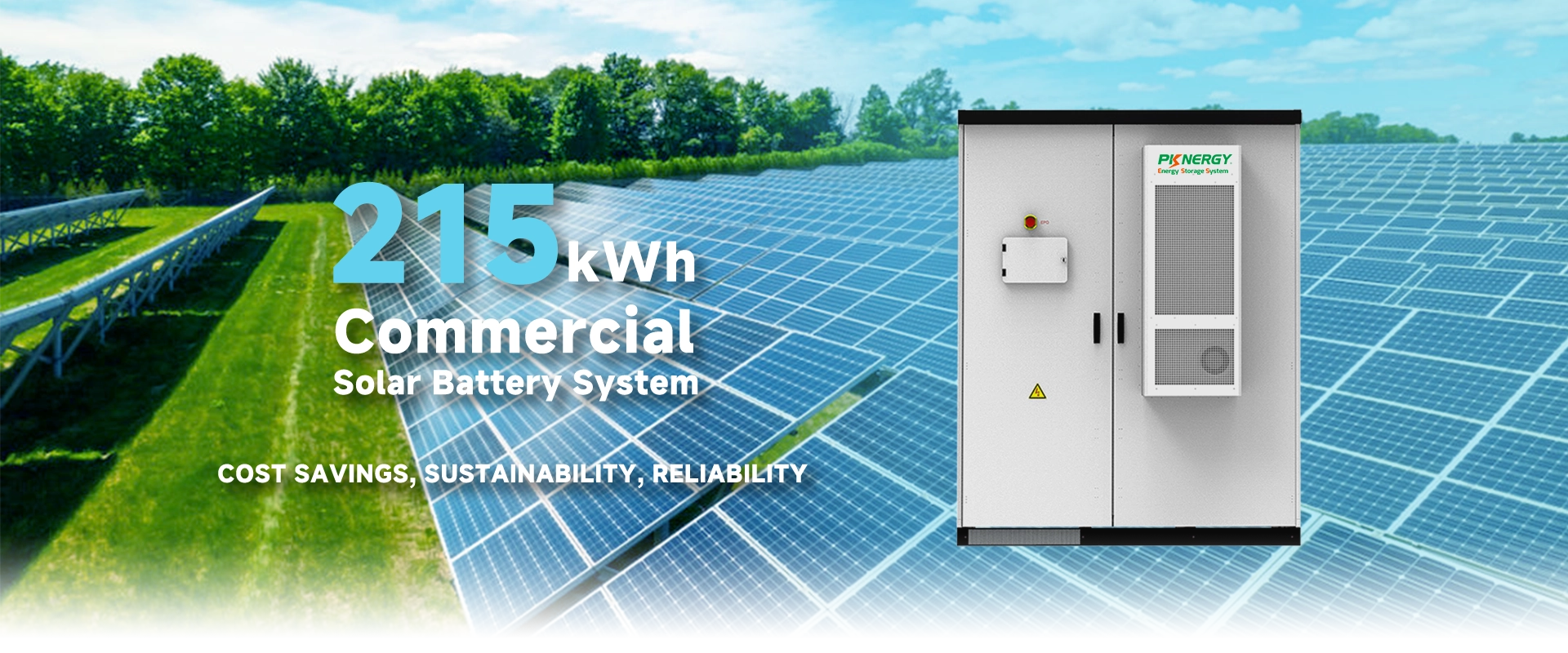 Outdoor 200kWh Commercial Solar Battery