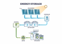 Che cos'è il banco batteria per il solare?