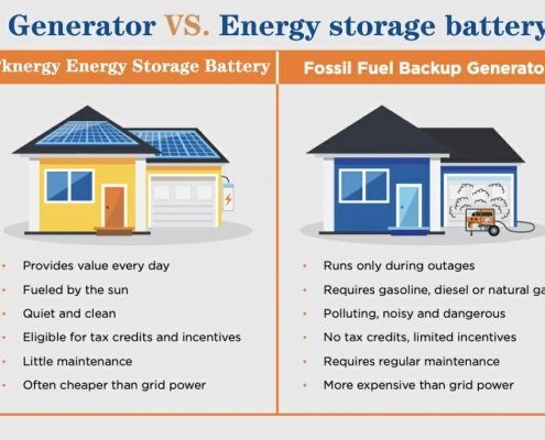 Generator-vs-energy-storage-battery-different
