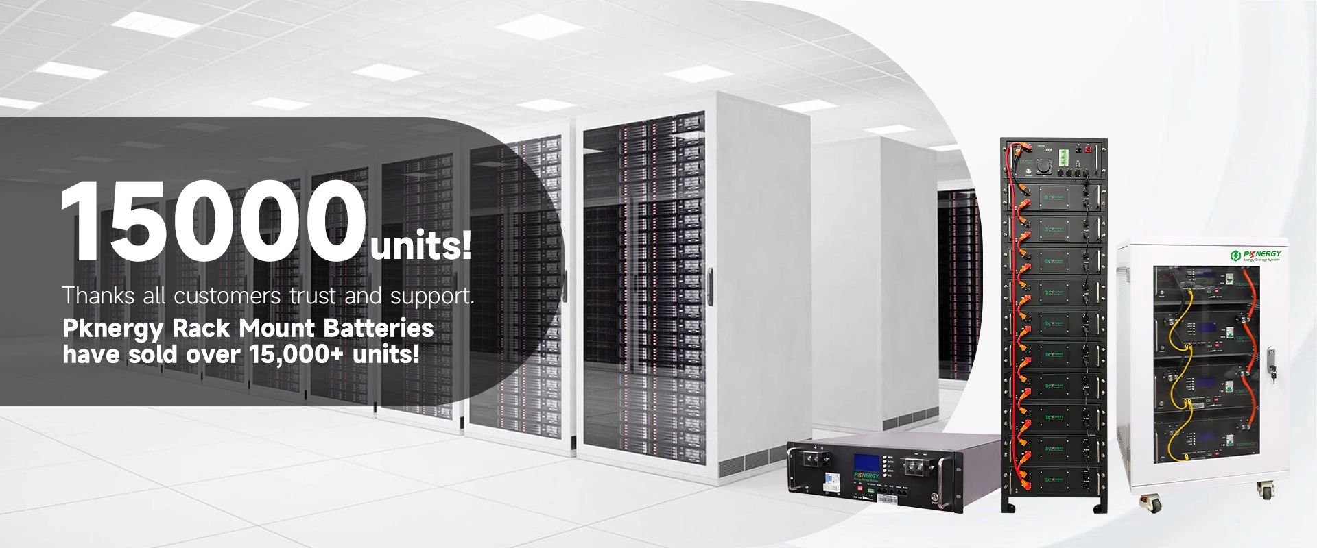 PKNERGY Celebrating 15,000 Server Rack Batteries Globally Milestone