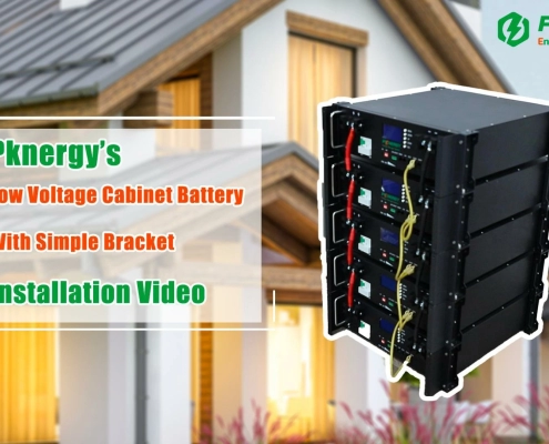 PKNERGY 5kw Server Rack Battery Guide d'installation