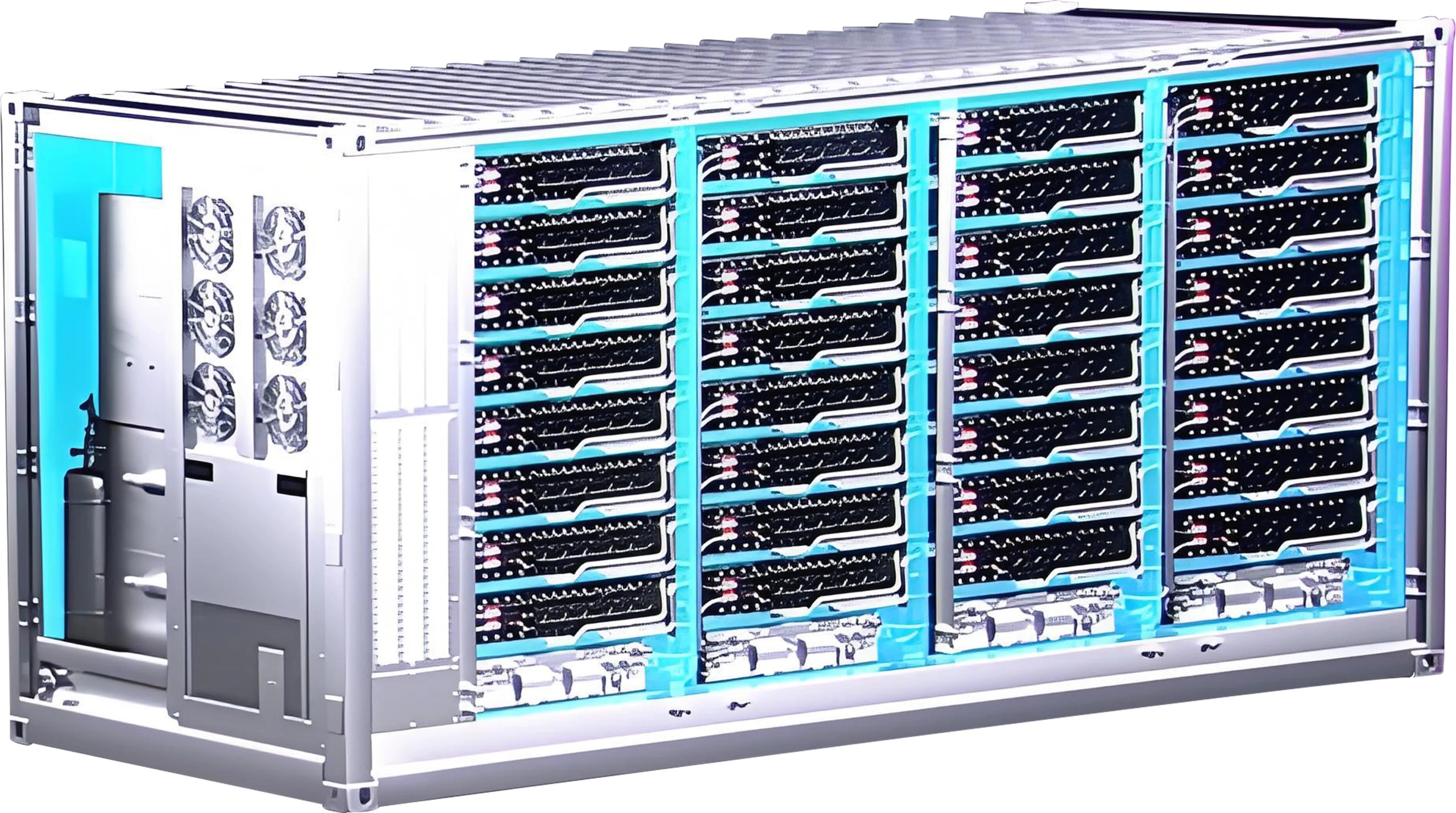 1.8MWH 액체 냉각 컨테이너 BESS 내부 구조 -PKNERGY