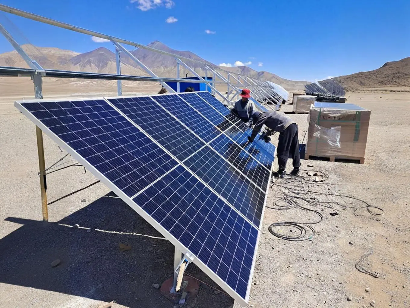 Instalar batería y panel solar de 100kwh - PKNERGY