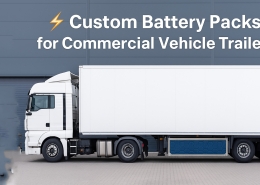 Custom Battery Packs for Commercial Vehicle Trailers
