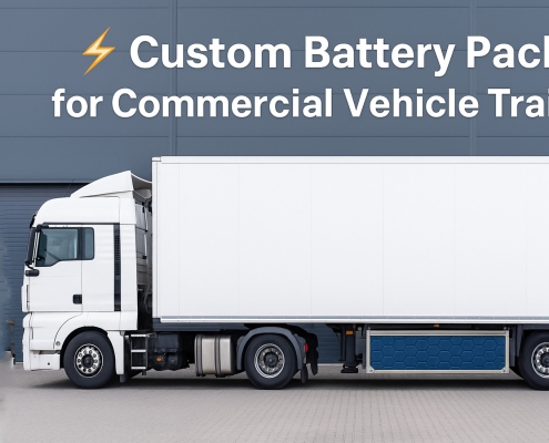 Custom Battery Packs for Commercial Vehicle Trailers