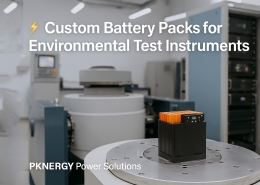 Custom Battery Packs for Environmental Test Instruments
