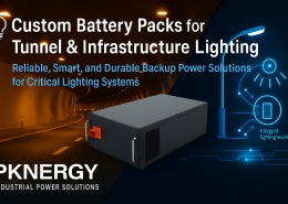 Custom Battery Packs for Tunnel & Infrastructure Lighting