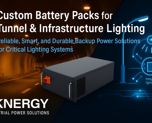 Custom Battery Packs for Tunnel & Infrastructure Lighting