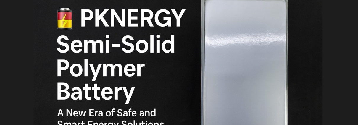 PKNERGY Semi-Solid Polymer Battery: A New Era of Safe and Smart Energy Solutions 1 PKNERGY Semi-Solid Polymer Battery: A New Era of Safe and Smart Energy Solutions