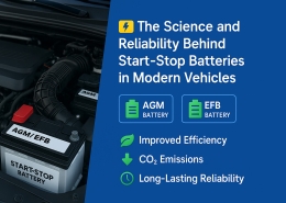 The Science and Reliability Behind Start-Stop Batteries in Modern Vehicles