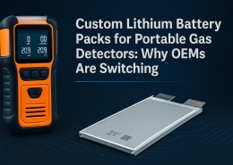 Custom Lithium Battery Packs for Portable Gas Detectors: Why OEMs Are Switching