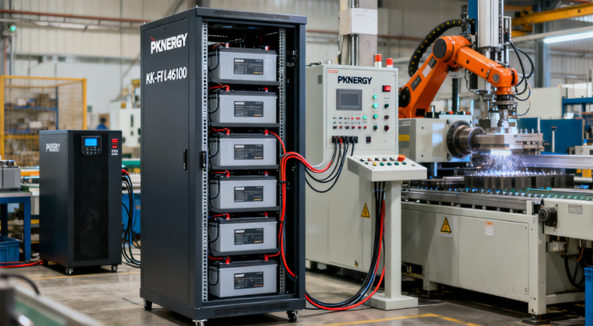 PKNERGY PK-LFP48100 — Reliable Rack-Mounted Battery for Telecom and UPS Applications