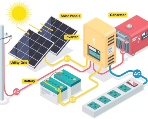 Designing an Efficient Solar + Battery System: A Technical Guide for Engineers & Installers
